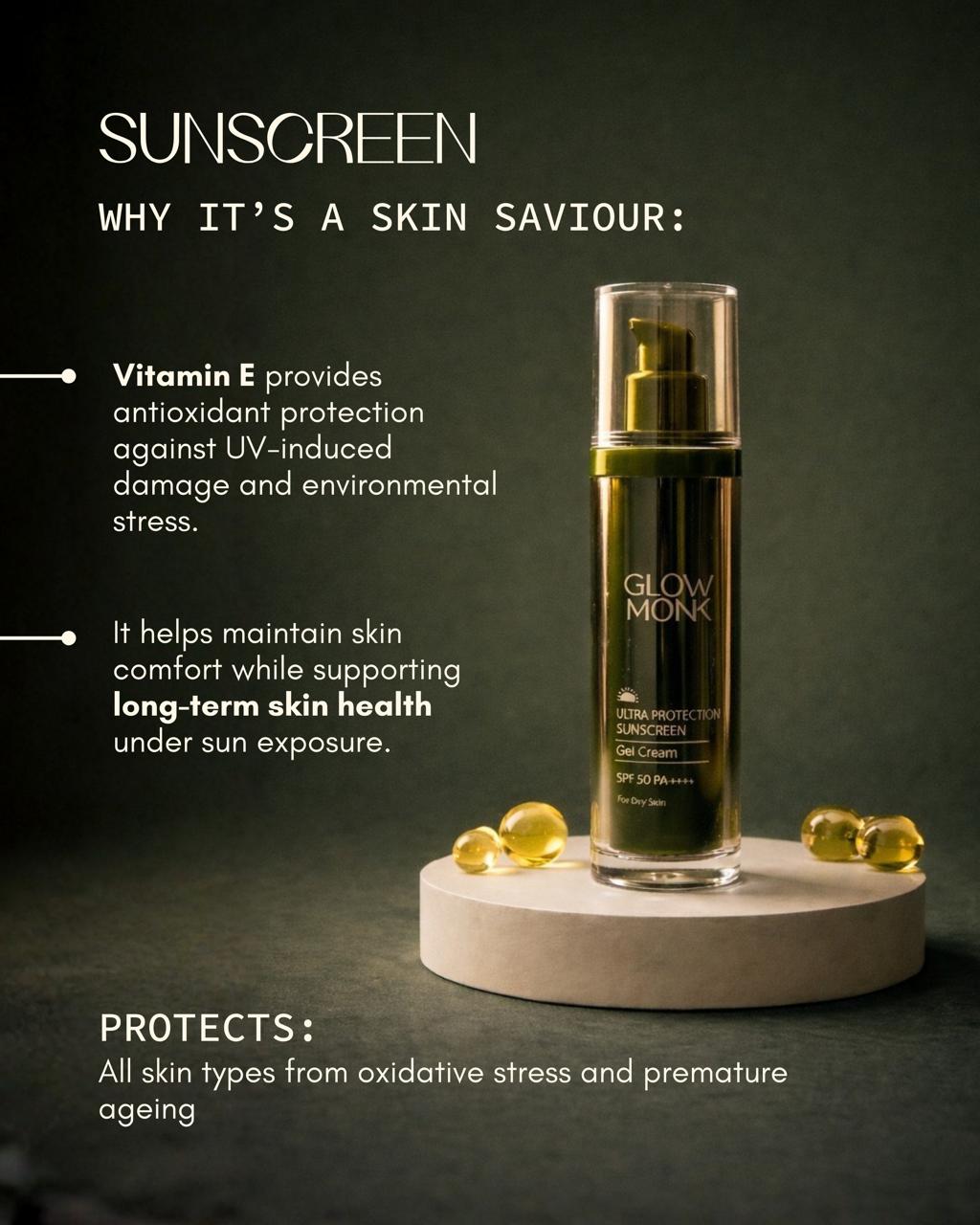 Glowmonk Vitamin E sunscreen SPF 50