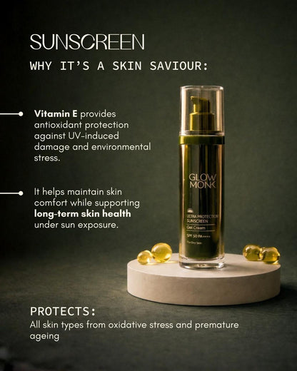 Glowmonk Vitamin E sunscreen SPF 50